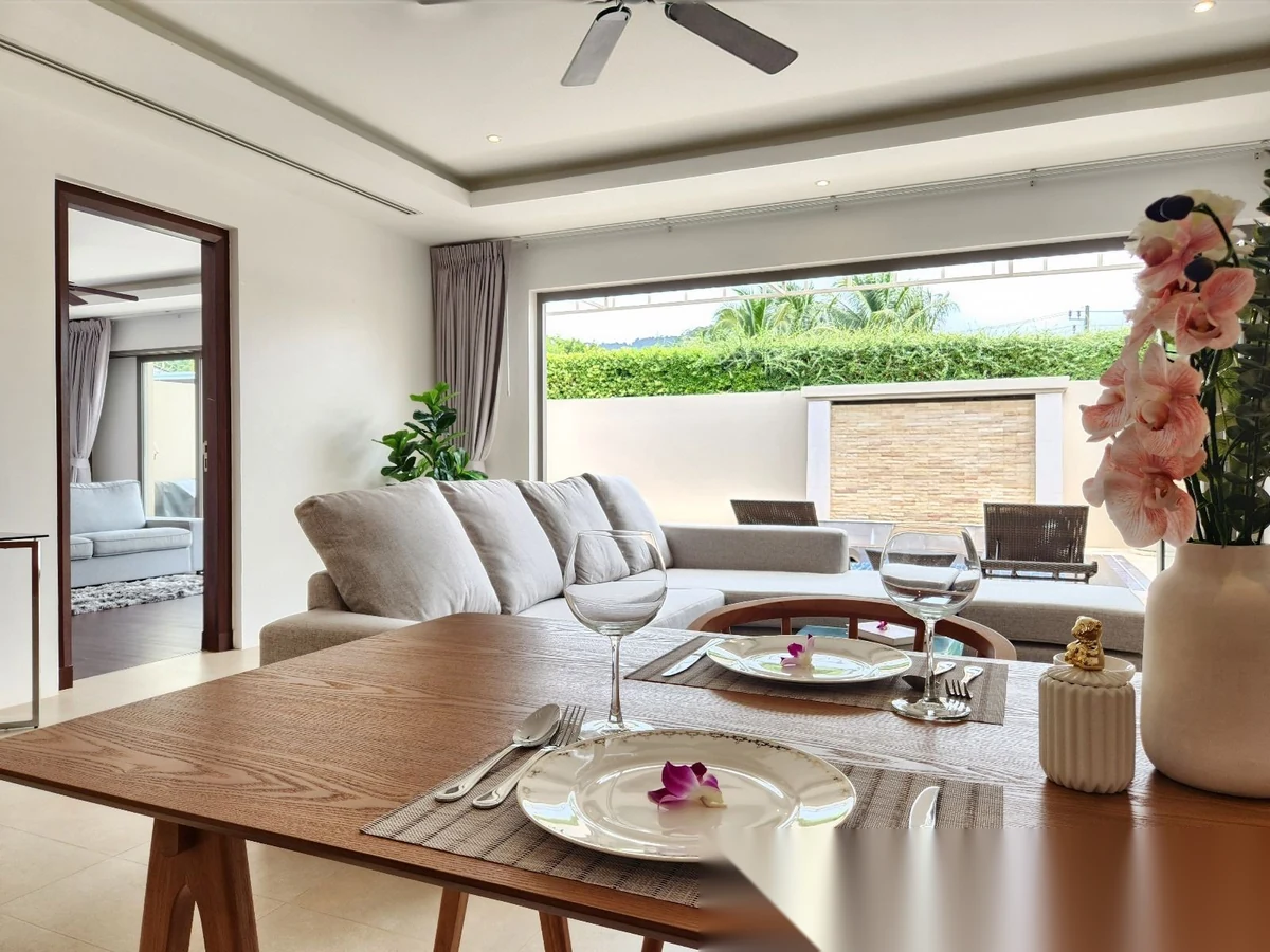 2 Bedroom Villa for rent at The Harmony Villa complex · Choeng Thale · Pool View — photo 16