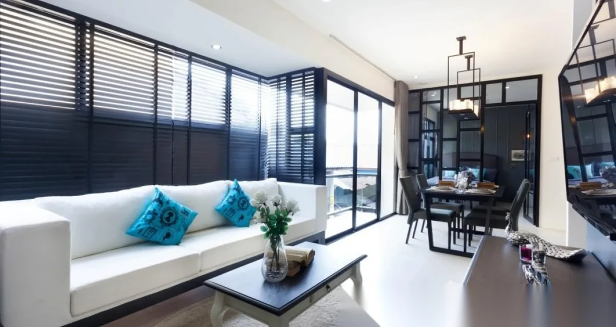 1 Bedroom Apartment for sale at Palmyrah Surin Beach Residence complex · Choeng Thale · Garden View — photo 2