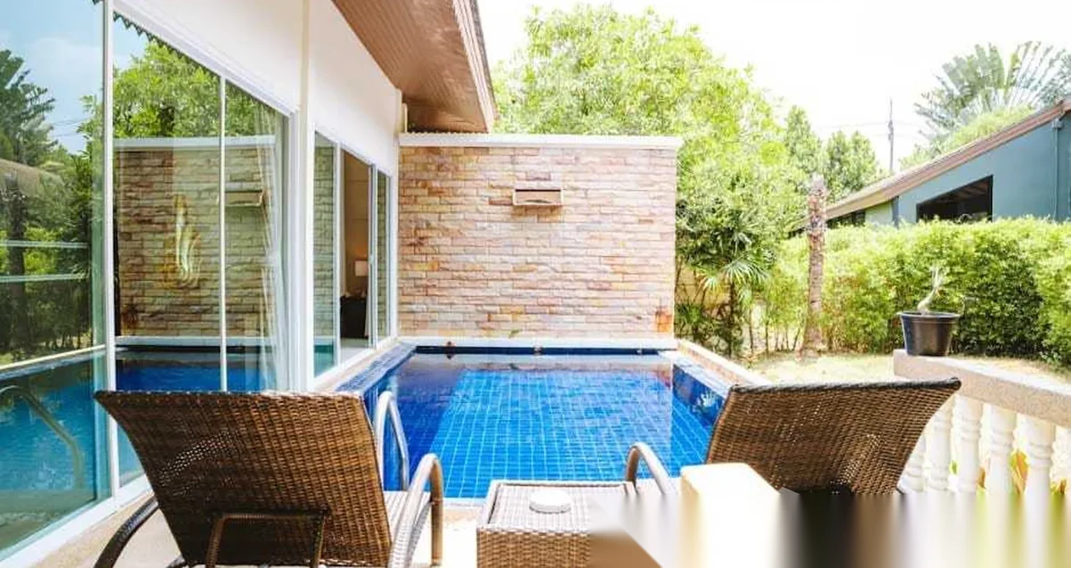 2 Bedroom Villa for rent at Layan Tara complex · Thep Krasattri · Pool View — photo 2