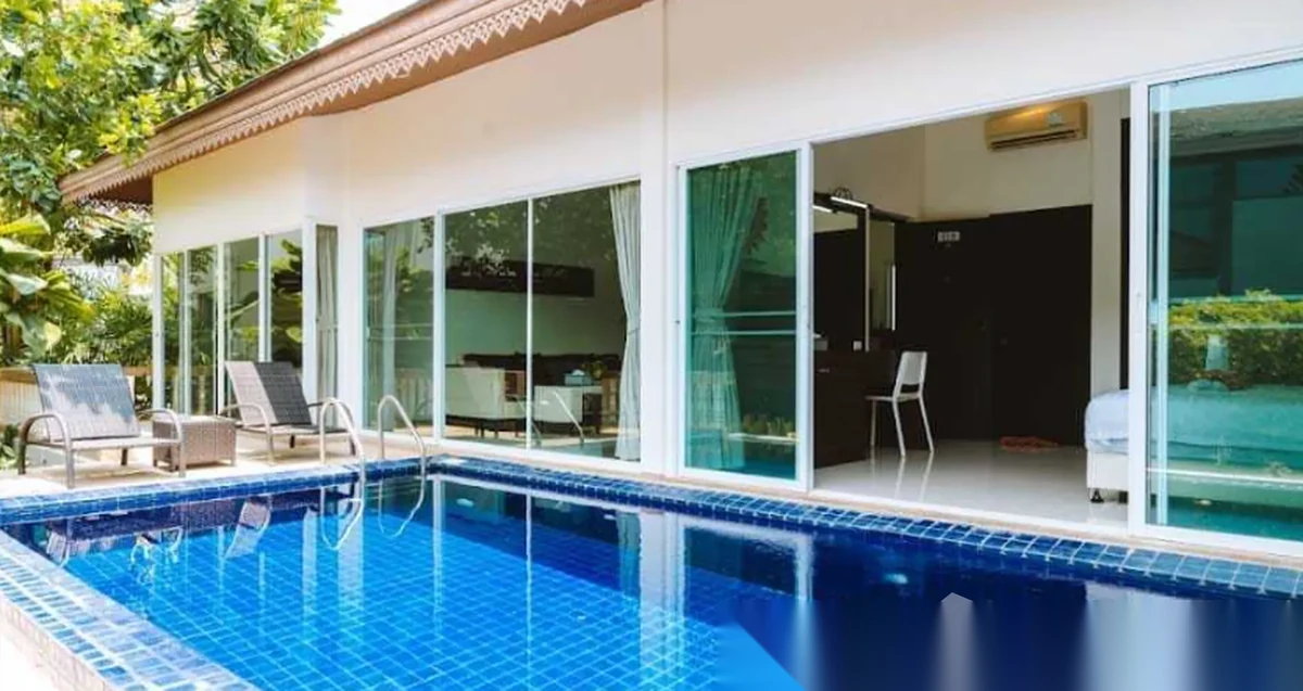 2 Bedroom Villa for rent at Layan Tara complex · Thep Krasattri · Pool View — photo 2