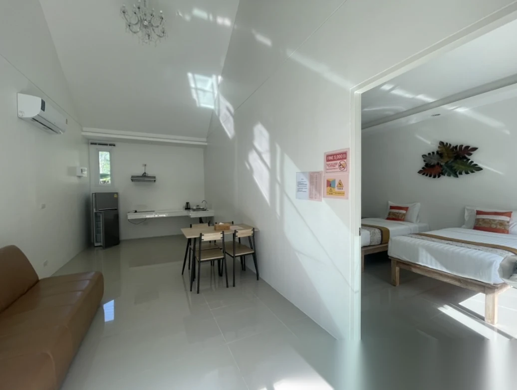 5 Bedroom Villa for rent at De Palm Pool Villa complex · Thep Krasattri · Pool View — photo 3