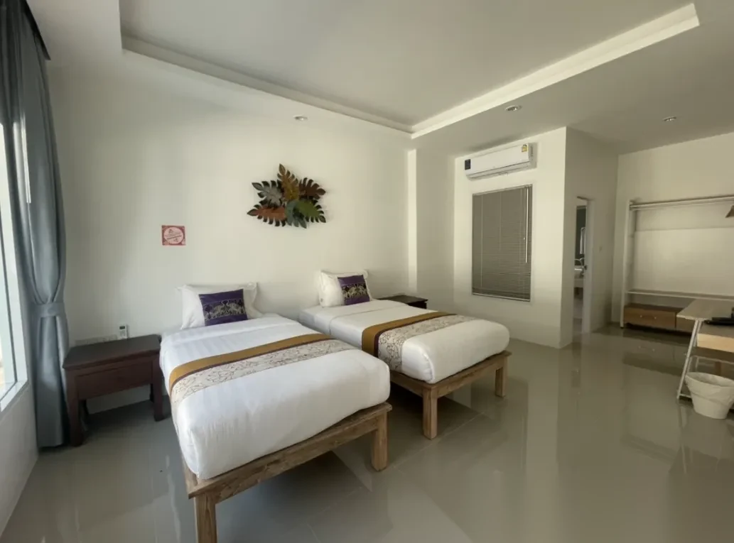 5 Bedroom Villa for rent at De Palm Pool Villa complex · Thep Krasattri · Pool View — photo 5