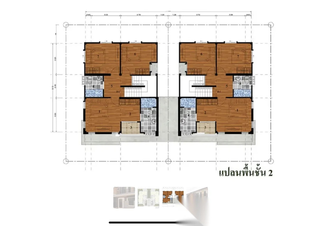 3 Bedroom House for rent at Phanason Grande Ville complex · Si Sunthon · Garden View — photo 6