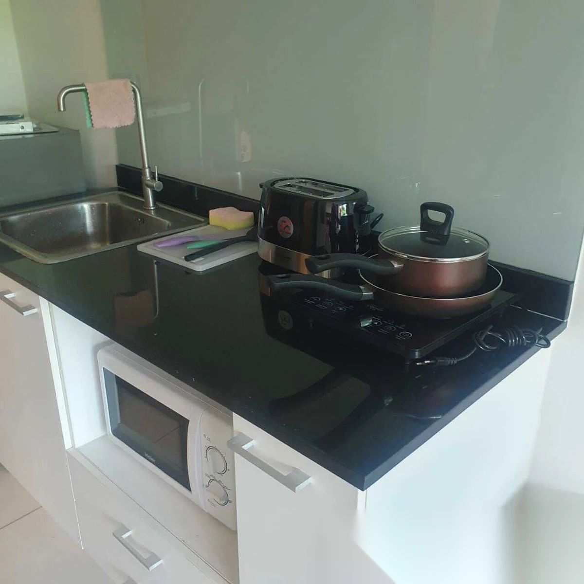 Studio Apartment for rent at The Pixels Cape Panwa Condo complex · Wichit · Garden View — photo 3