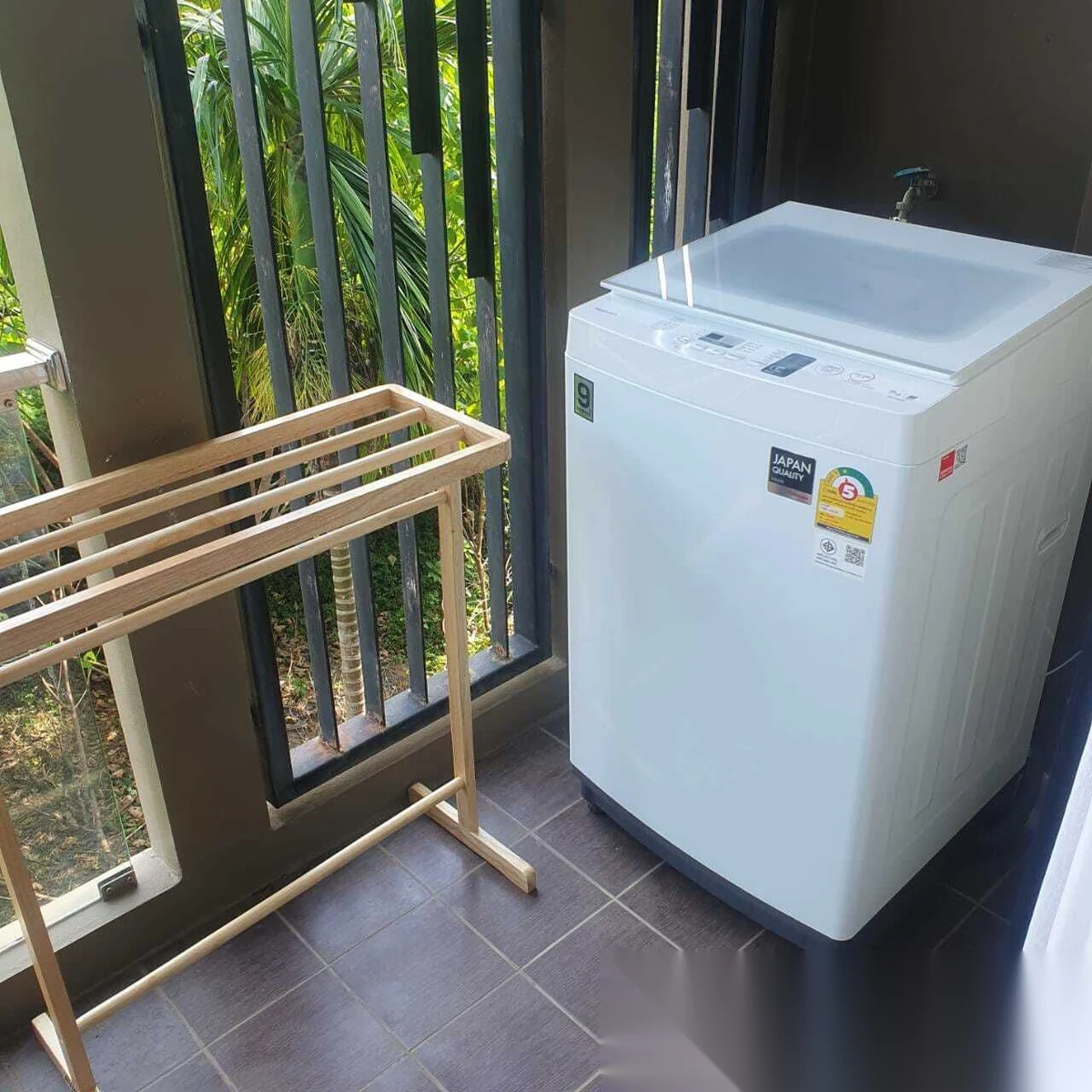 Studio Apartment for rent at The Pixels Cape Panwa Condo complex · Wichit · Garden View — photo 5