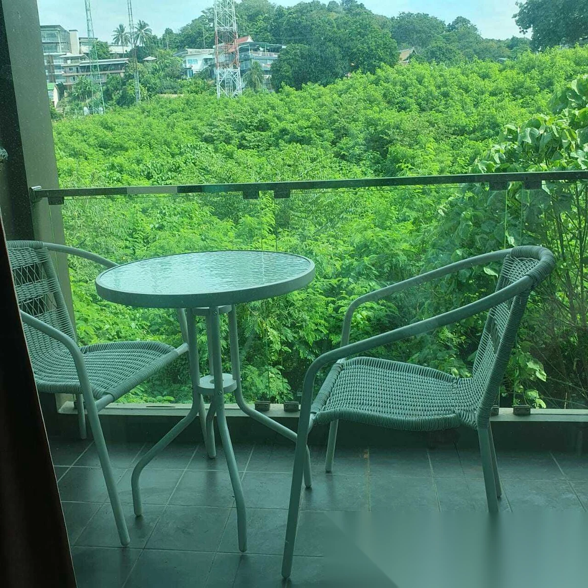 Studio Apartment for rent at The Pixels Cape Panwa Condo complex · Wichit · Garden View — photo 9