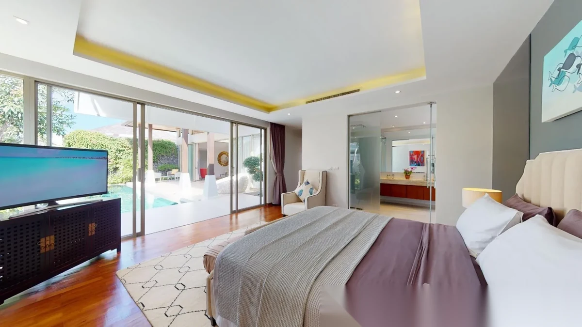 Вилла 3BR в комплексе Botanica The Residence (Phase 4) · Теп Красаттри · Вид на бассейн — фото 5