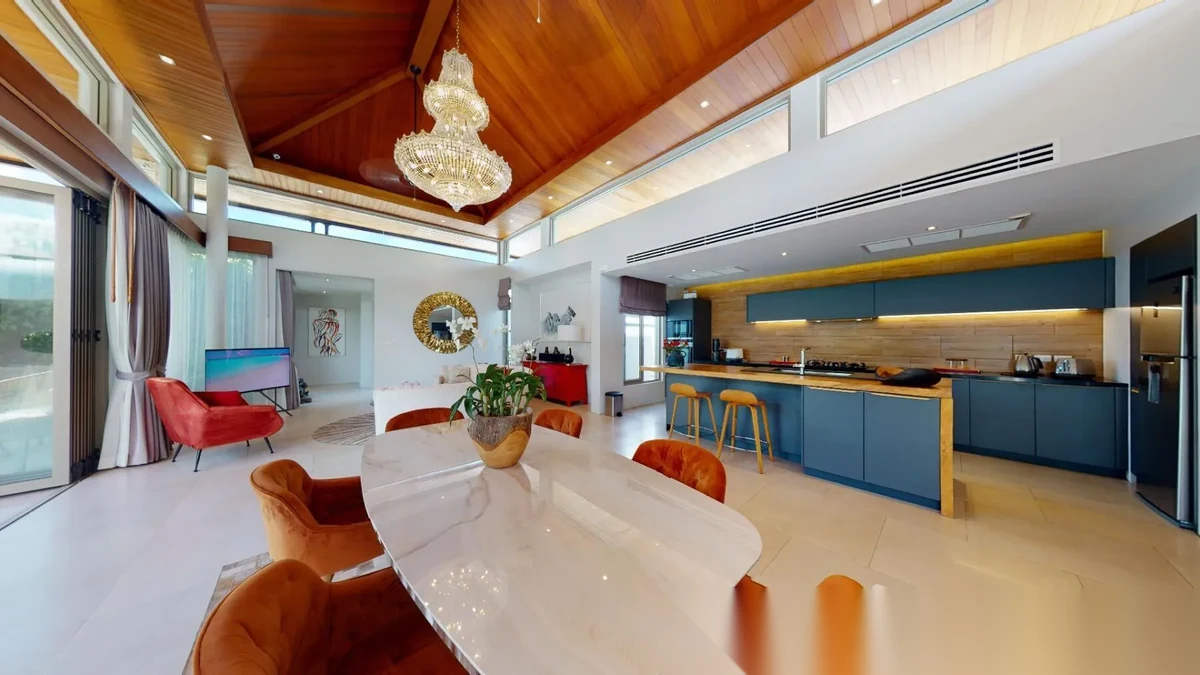 Вилла 3BR в комплексе Botanica The Residence (Phase 4) · Теп Красаттри · Вид на бассейн — фото 10