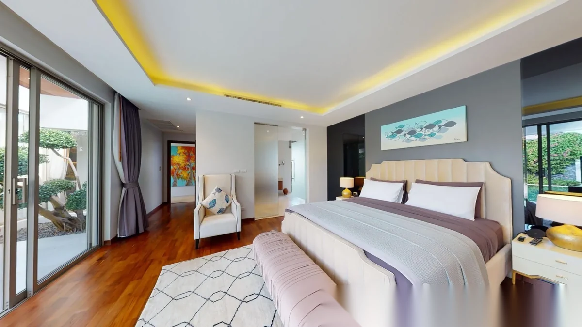 Вилла 3BR в комплексе Botanica The Residence (Phase 4) · Теп Красаттри · Вид на бассейн — фото 11