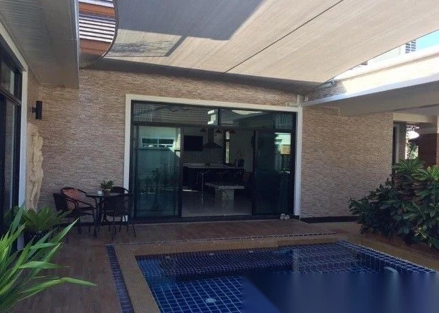 3 Bedroom Villa for rent at Anocha Village complex · Thep Krasattri · Pool View — photo 7