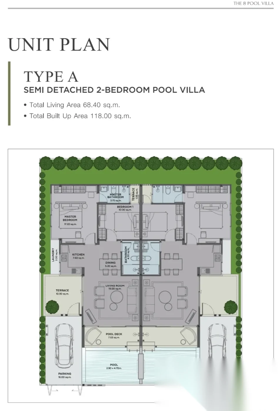 2 Bedroom Villa for sale at The 8 Pool Villa complex · Chalong · Pool View — photo 19