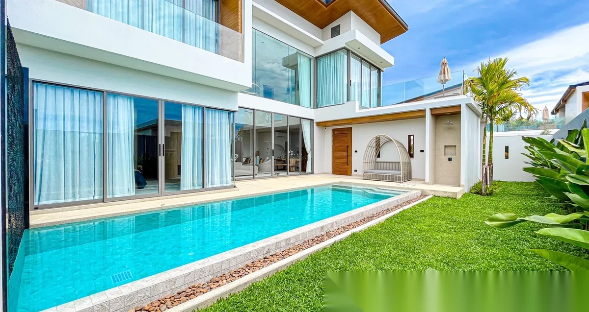 Вилла 3BR в комплексе Zenithy Pool Villa · Си Сунтон · Вид на море — фото 2
