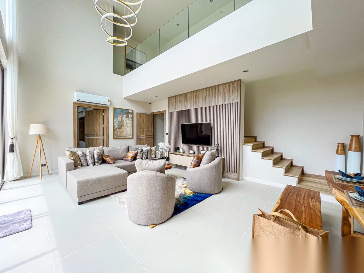 Вилла 3BR в комплексе Zenithy Pool Villa · Си Сунтон · Вид на море — фото 3