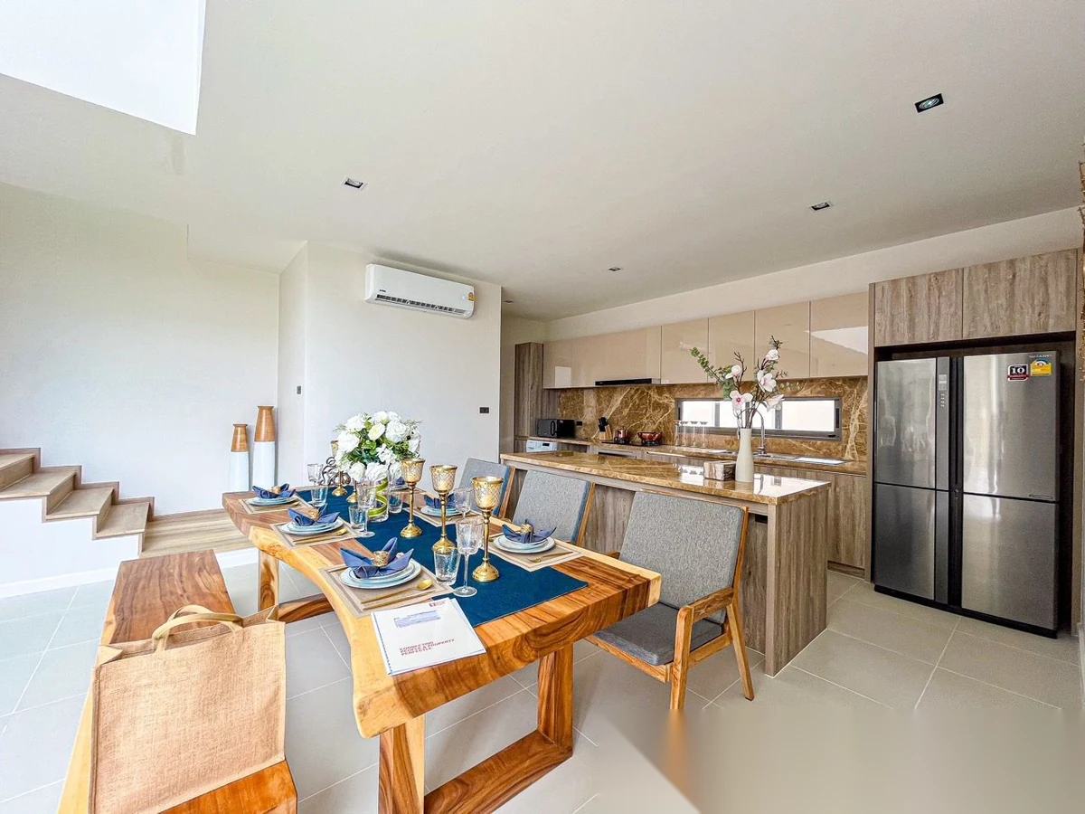 Вилла 3BR в комплексе Zenithy Pool Villa · Си Сунтон · Вид на море — фото 4