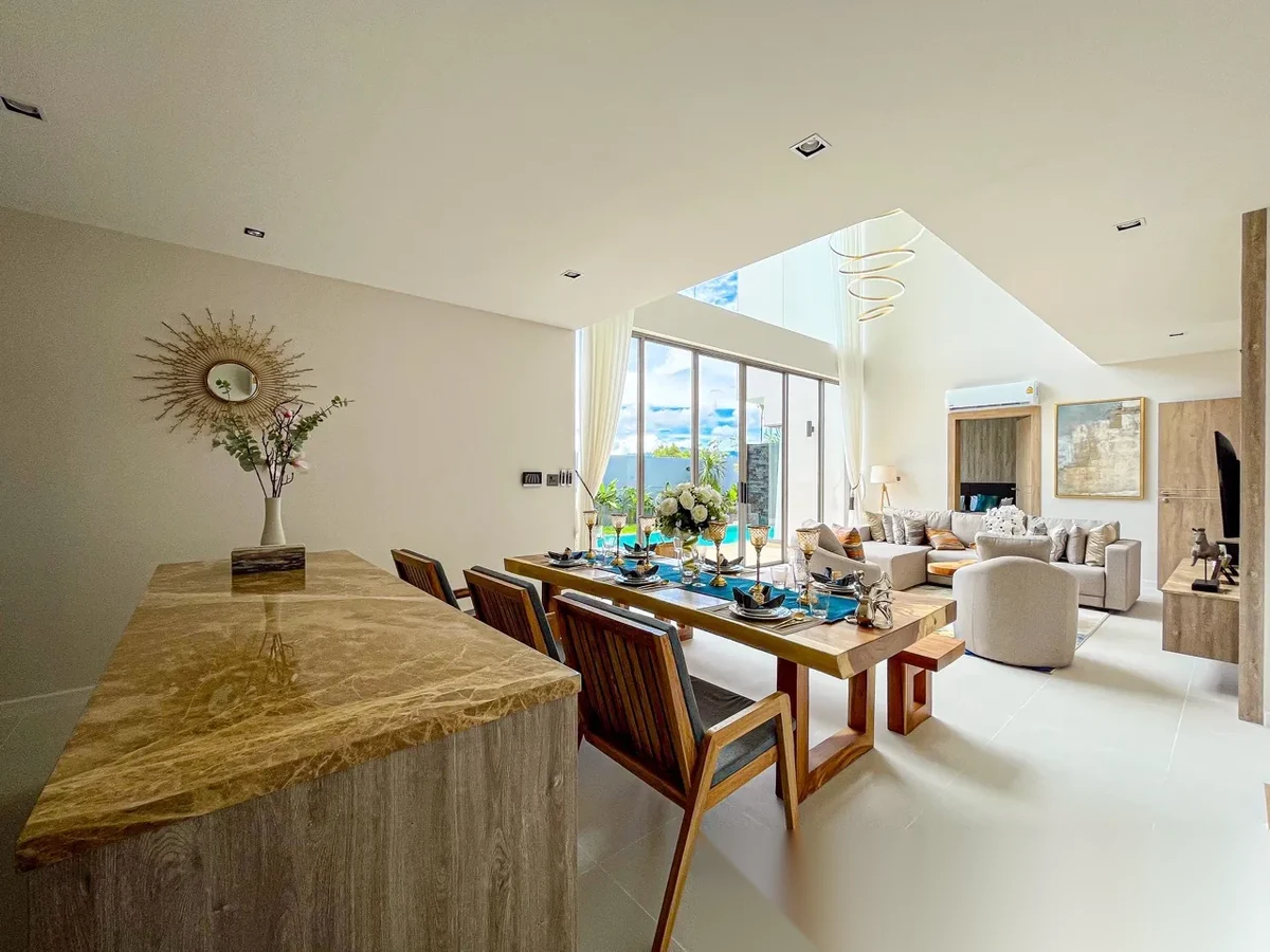 Вилла 3BR в комплексе Zenithy Pool Villa · Си Сунтон · Вид на море — фото 8