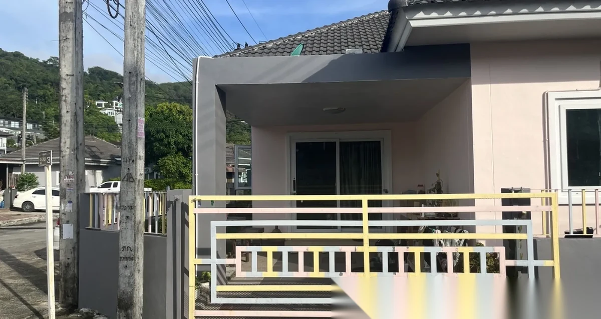 2 Bedroom House for rent at The Rich Villas Chaofa complex · Chalong · Garden View — photo 2