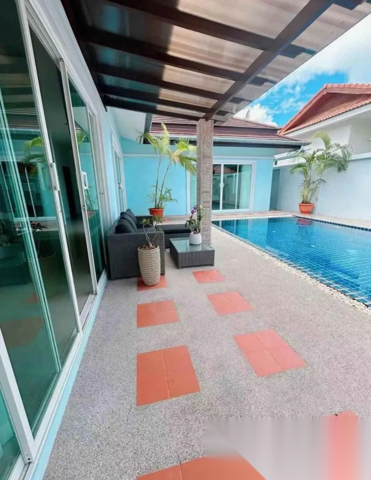 2 Bedroom Villa for rent at Sudee Villa complex · Rawai · Pool View — photo 8