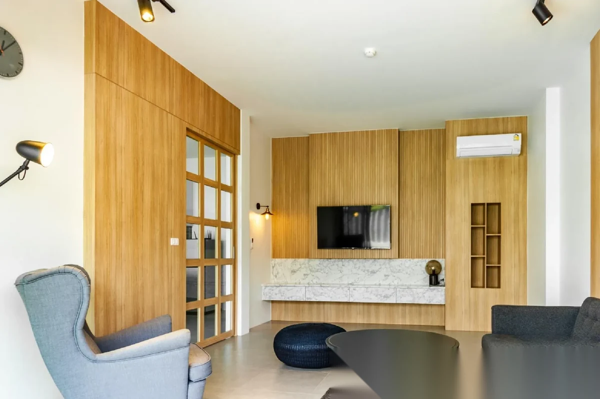 Вилла 2BR в комплексе Taan Residence · Чернг Тале / Bang Tao · Вид на бассейн — фото 3