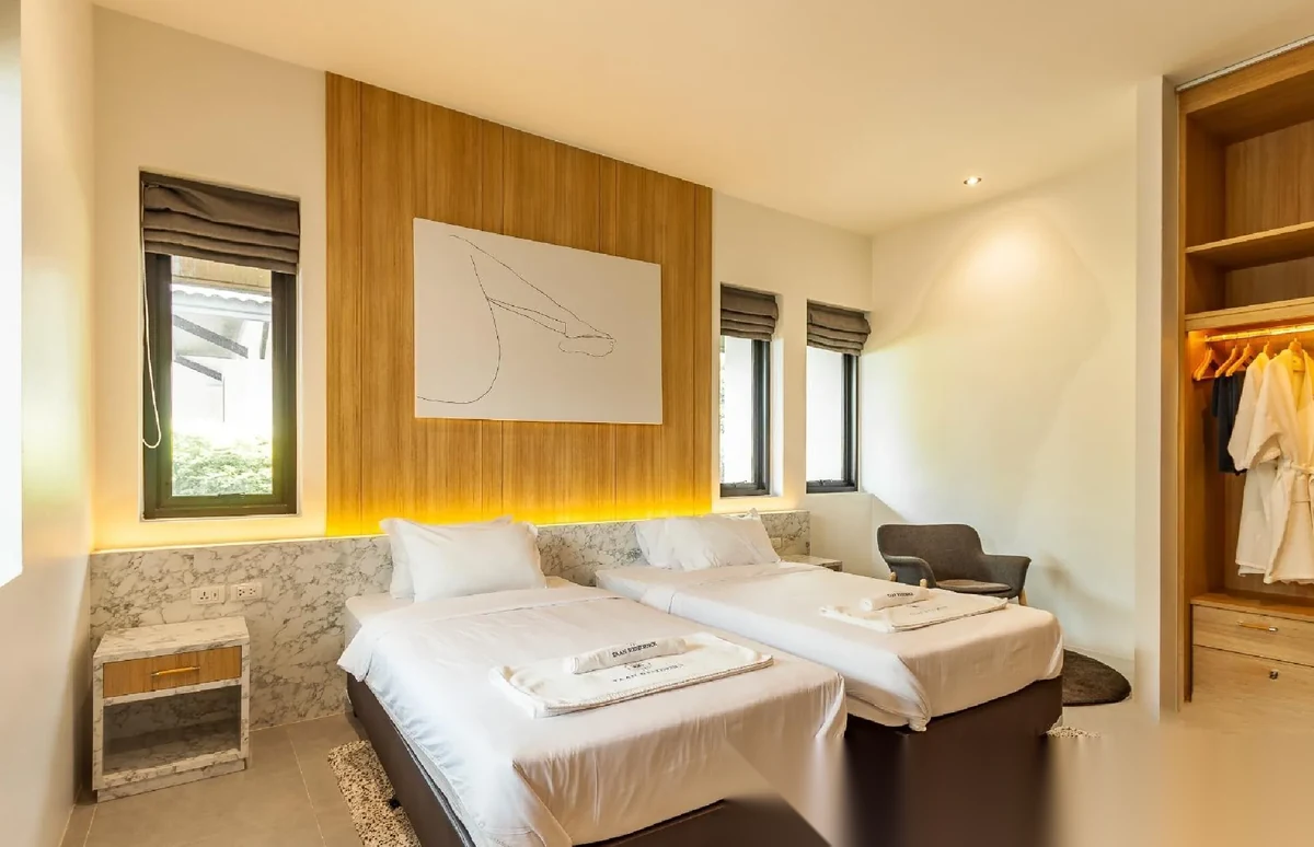 Вилла 2BR в комплексе Taan Residence · Чернг Тале / Bang Tao · Вид на бассейн — фото 11