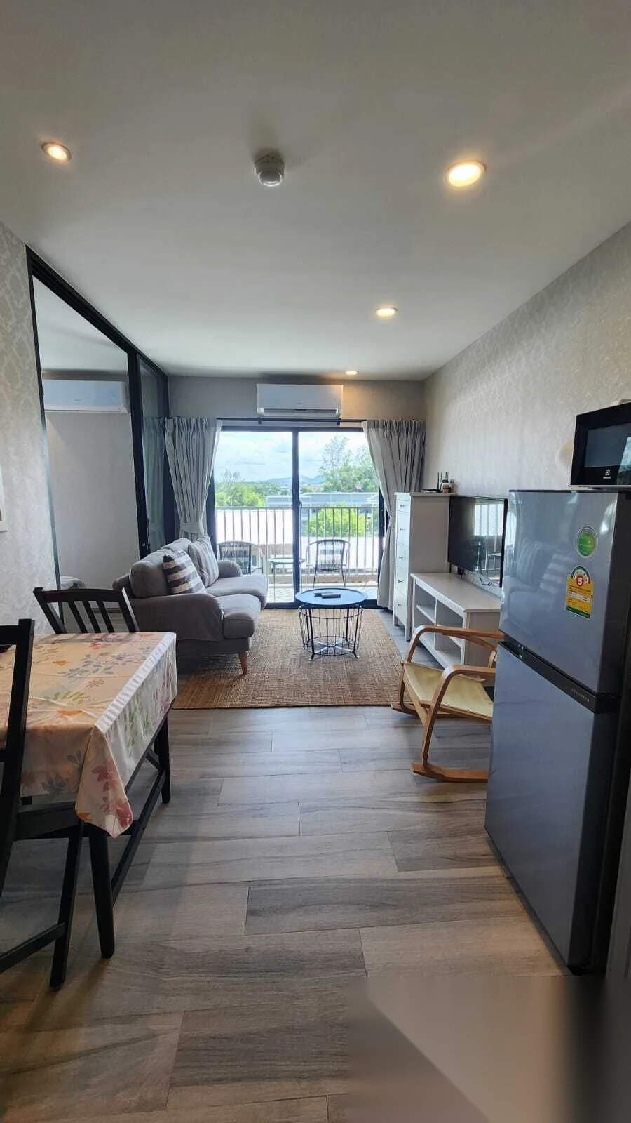 Studio Apartment for rent at The Title Residencies complex · Sakhu · Pool View — photo 2