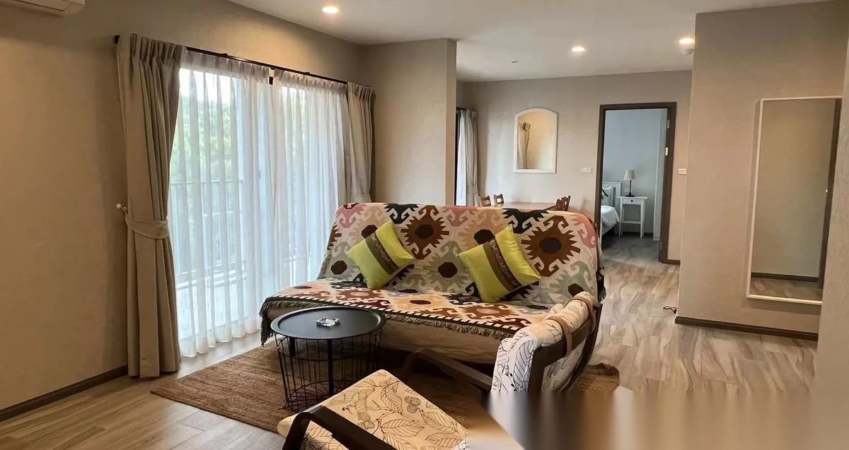 Апартаменты 2BR в ЖК The Title Residencies · Саку · Вид на бассейн — фото 2