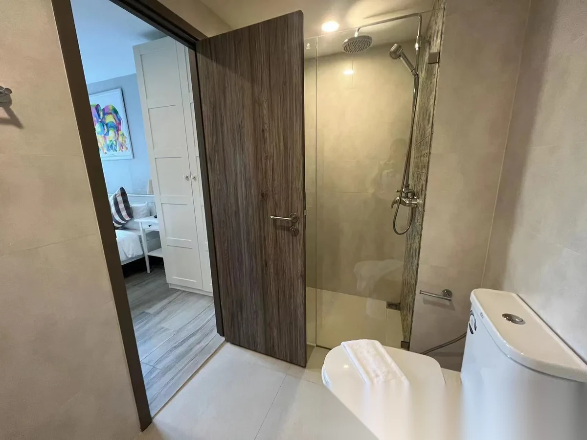 Апартаменты 2BR в ЖК The Title Residencies · Саку · Вид на бассейн — фото 9
