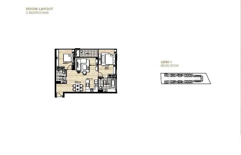 Апартаменты 2BR в ЖК Baan Mai Khao · Май Као · Вид на море — фото 20