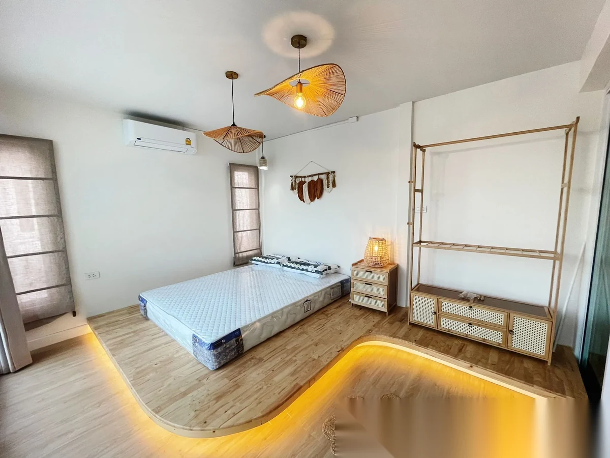 3 Bedroom Townhouse for rent at Chalong Parkview complex · Chalong · Pool View — photo 5