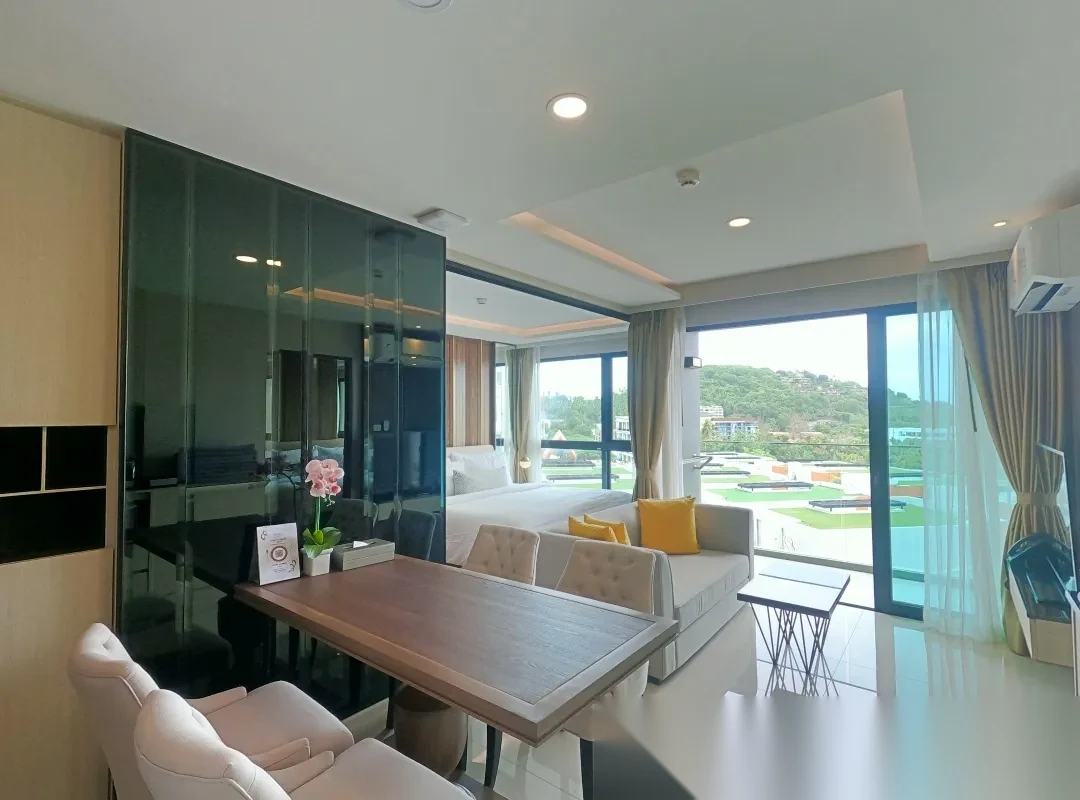 Апартаменты 2BR в ЖК Mida Grande Resort Condominiums · Чернг Тале / Bang Tao · Вид на море — фото 2