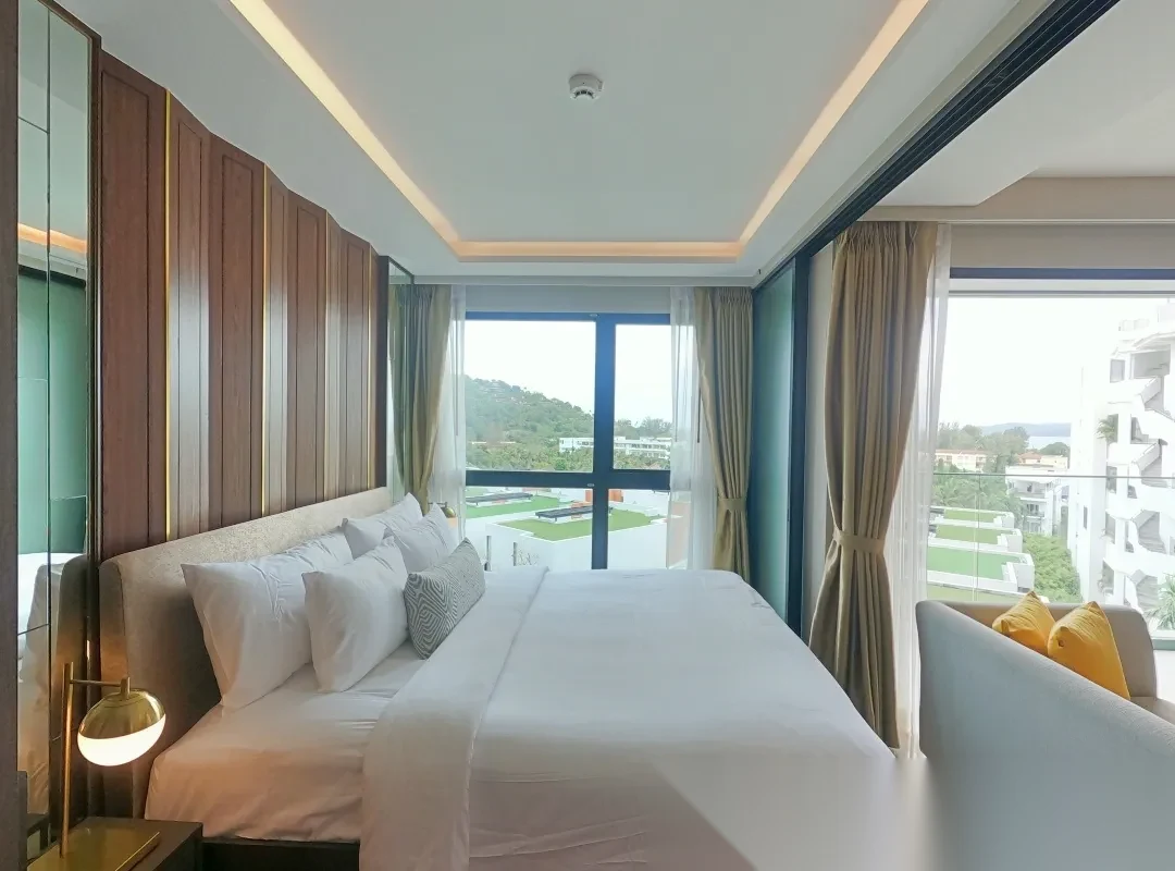Апартаменты 2BR в ЖК Mida Grande Resort Condominiums · Чернг Тале / Bang Tao · Вид на море — фото 9
