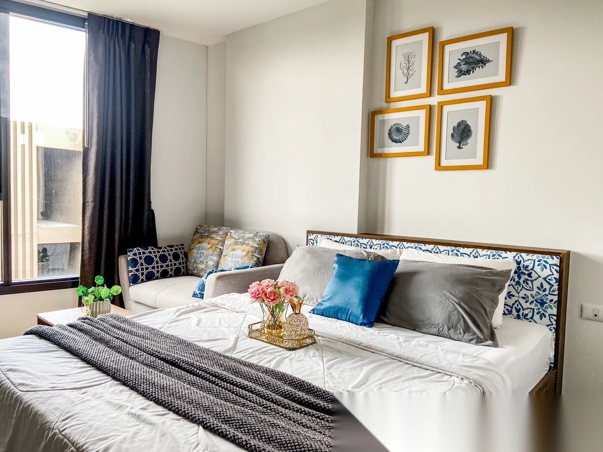Studio Apartment for rent at THE BASE Central Phuket complex · Wichit · Pool View — photo 3