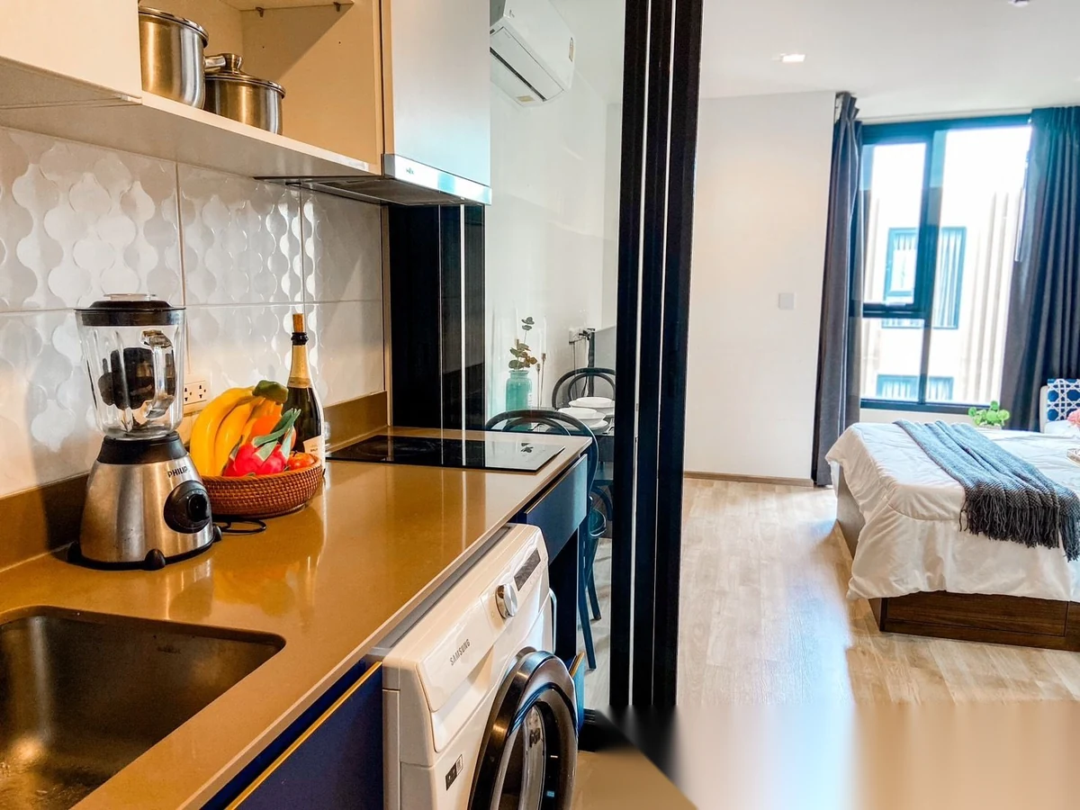 Studio Apartment for rent at THE BASE Central Phuket complex · Wichit · Pool View — photo 4