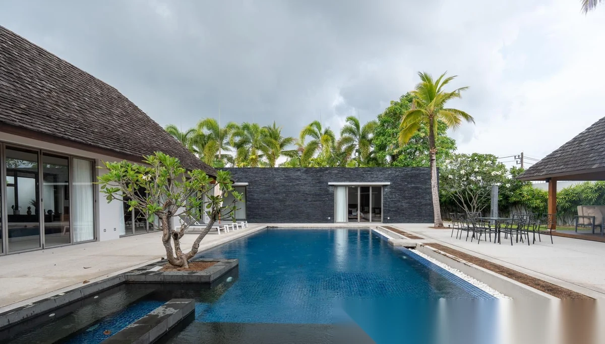 4 Bedroom Villa for rent at Anchan Lagoon complex · Thep Krasattri · Pool View — photo 12