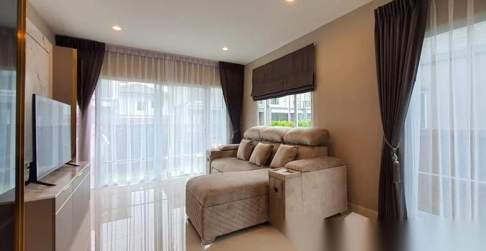 3 Bedroom House for rent at The Plant Thepkrasatti-Thalang complex · Thep Krasattri · Garden View — photo 2