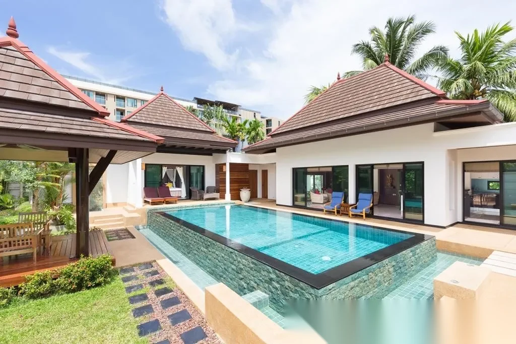3 Bedroom Villa for sale at Baan Thai Surin Gardens complex · Choeng Thale · Pool View