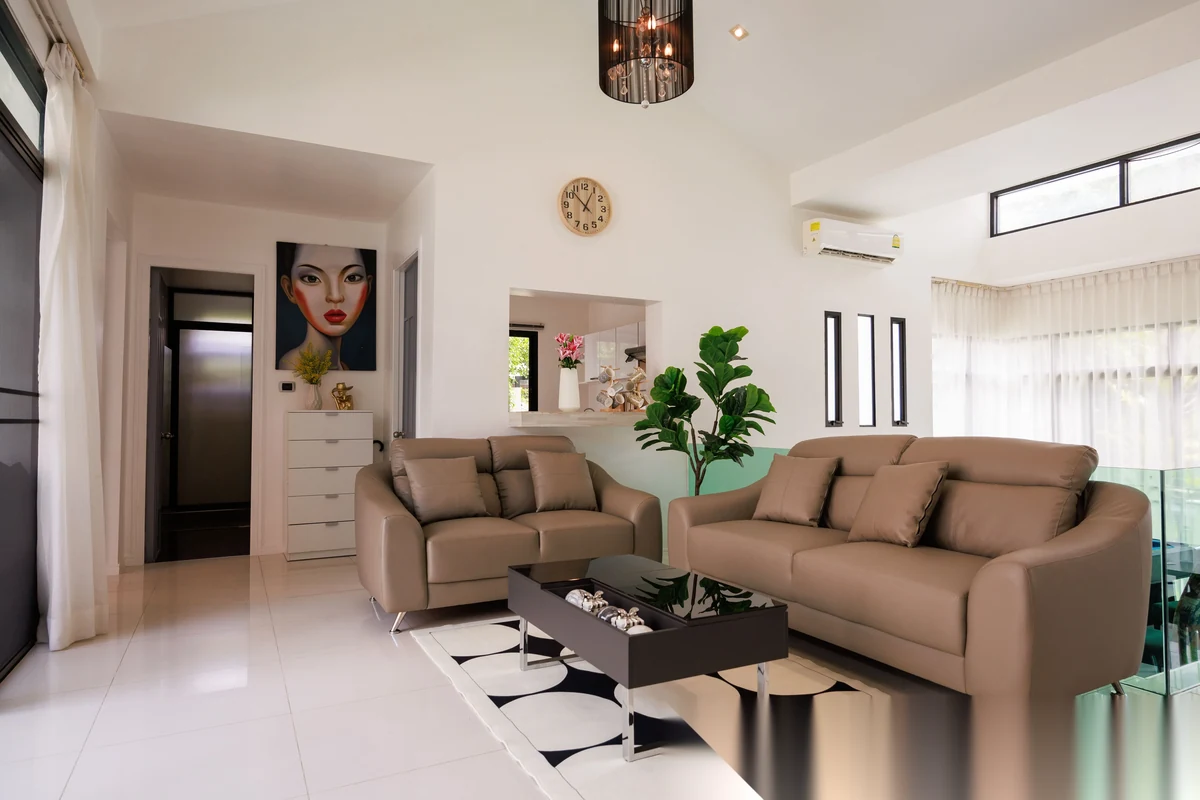 Вилла 4BR в комплексе The Regent Pool Villa · Камала · Вид на бассейн — фото 3