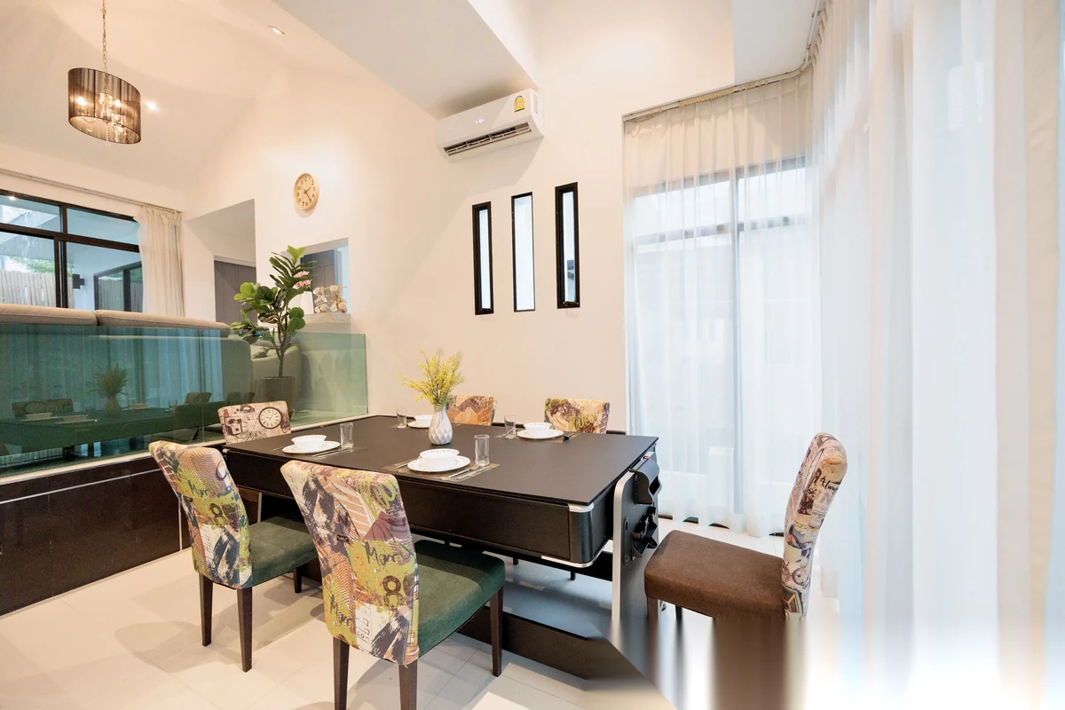 Вилла 4BR в комплексе The Regent Pool Villa · Камала · Вид на бассейн — фото 4