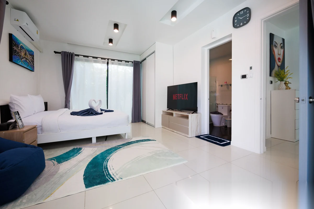 Вилла 4BR в комплексе The Regent Pool Villa · Камала · Вид на бассейн — фото 14