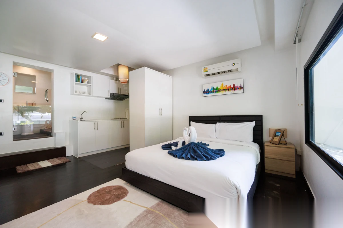 Вилла 4BR в комплексе The Regent Pool Villa · Камала · Вид на бассейн — фото 16