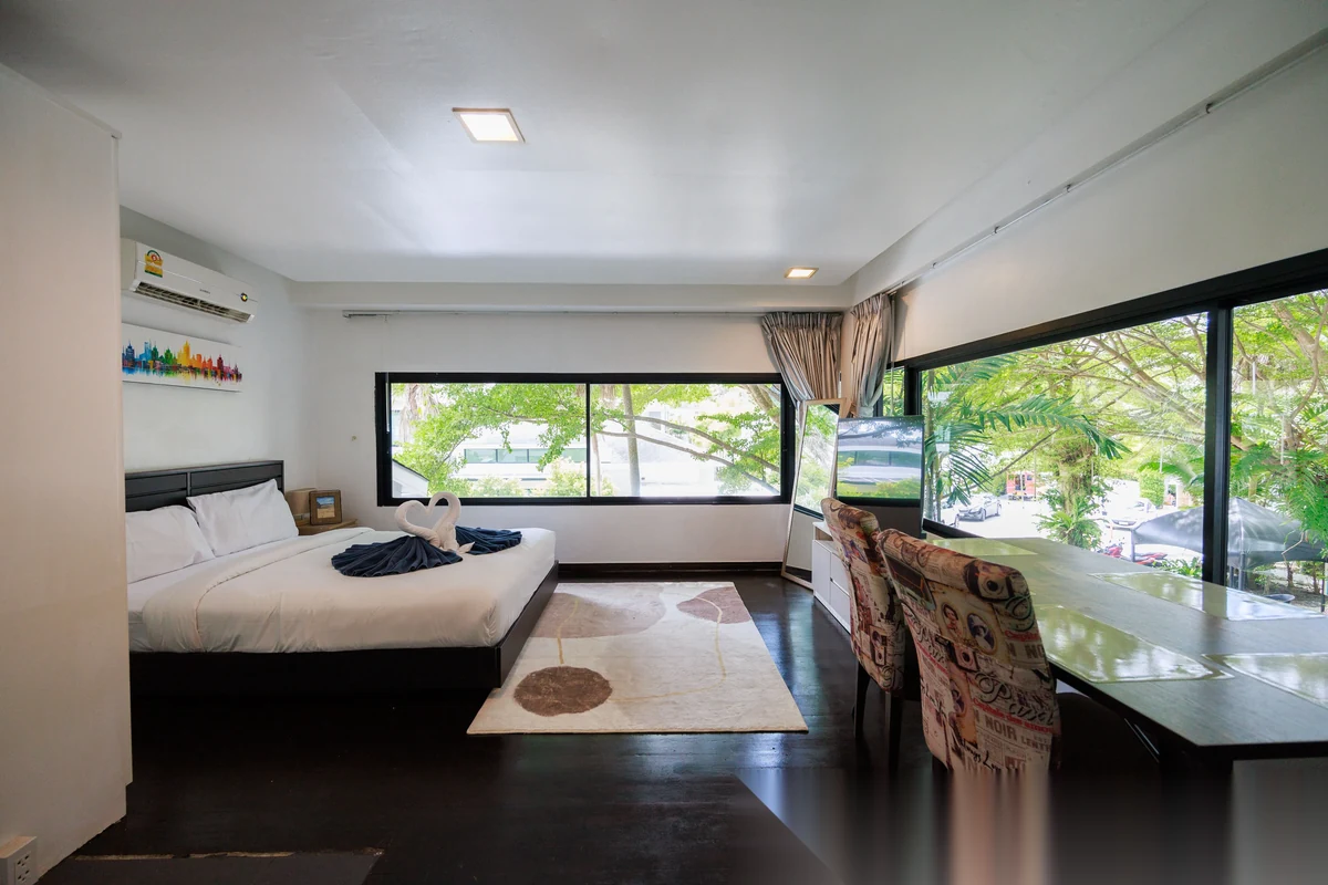 Вилла 4BR в комплексе The Regent Pool Villa · Камала · Вид на бассейн — фото 17