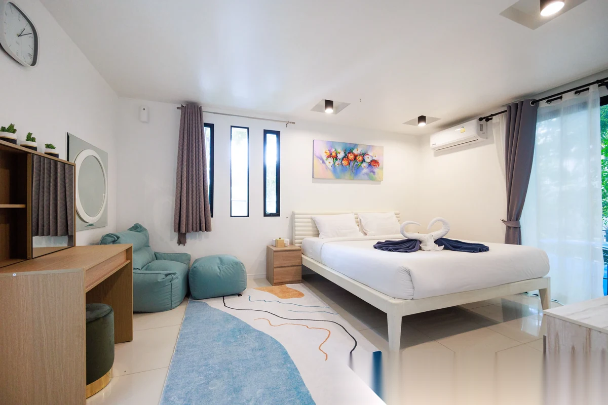 Вилла 4BR в комплексе The Regent Pool Villa · Камала · Вид на бассейн — фото 20
