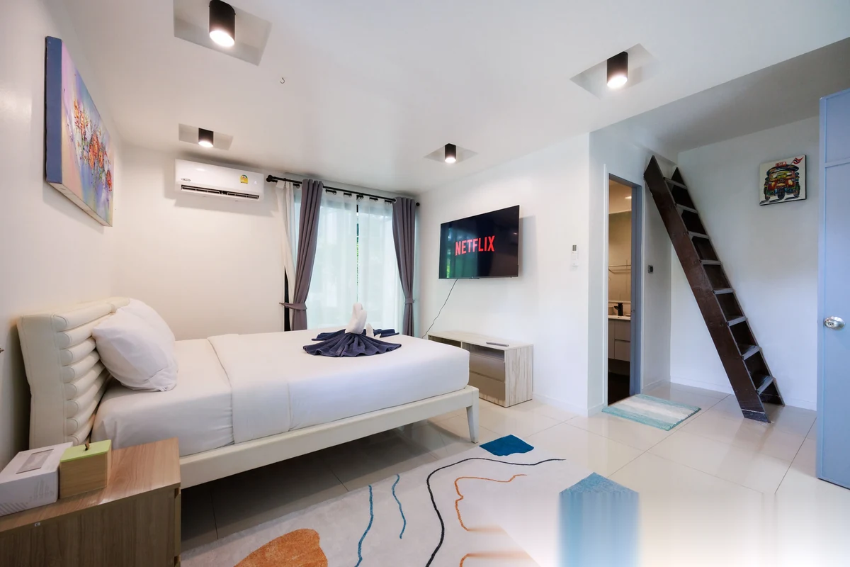 Вилла 4BR в комплексе The Regent Pool Villa · Камала · Вид на бассейн — фото 22