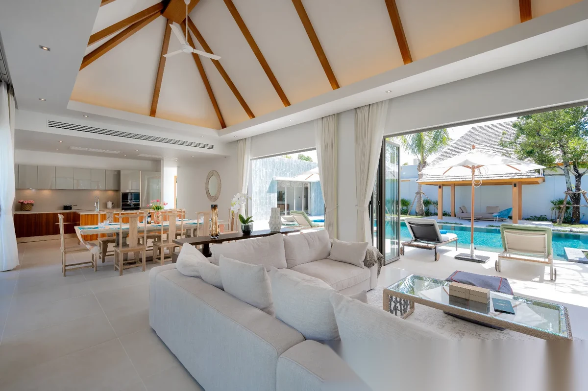 4 Bedroom Villa for rent at Anchan Tropicana complex · Thep Krasattri · Pool View — photo 2