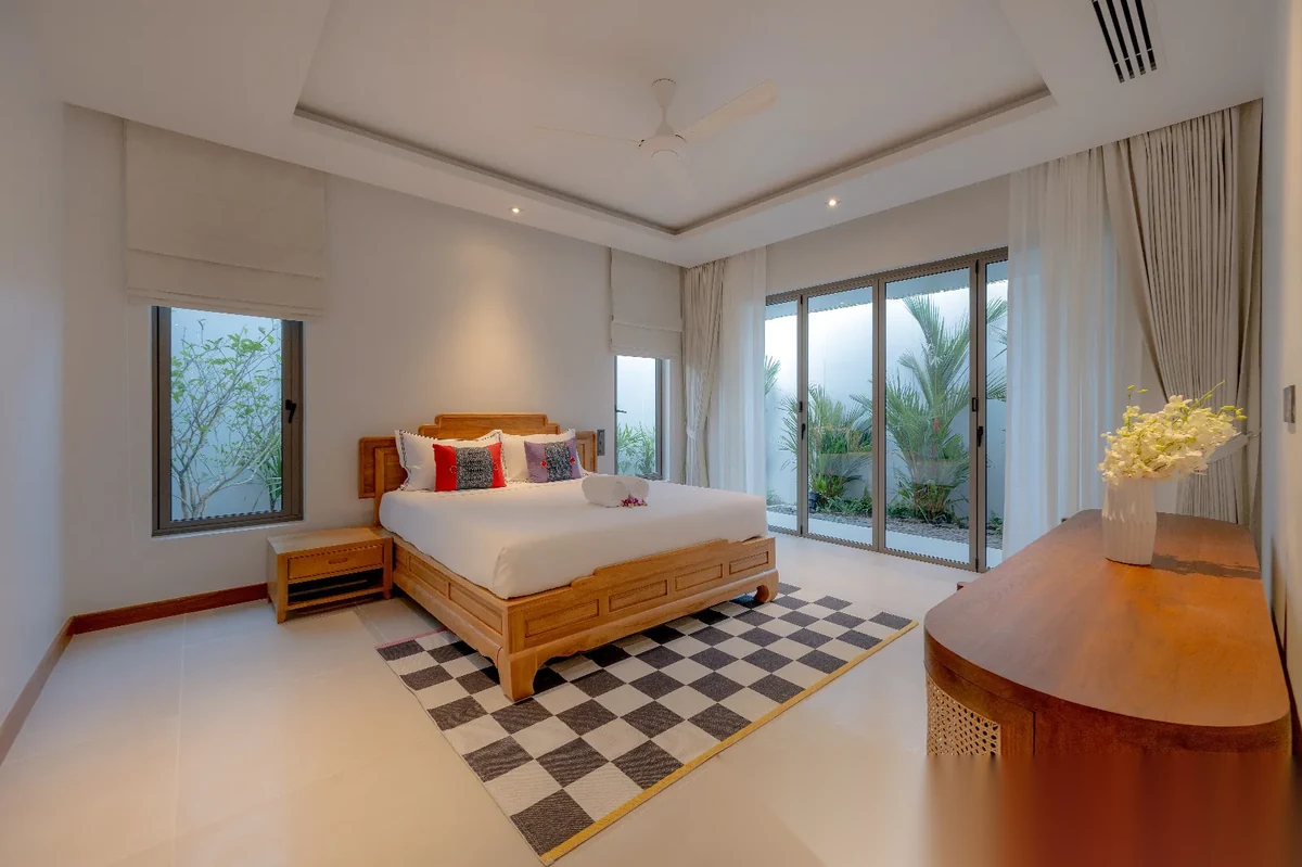 4 Bedroom Villa for rent at Anchan Tropicana complex · Thep Krasattri · Pool View — photo 6