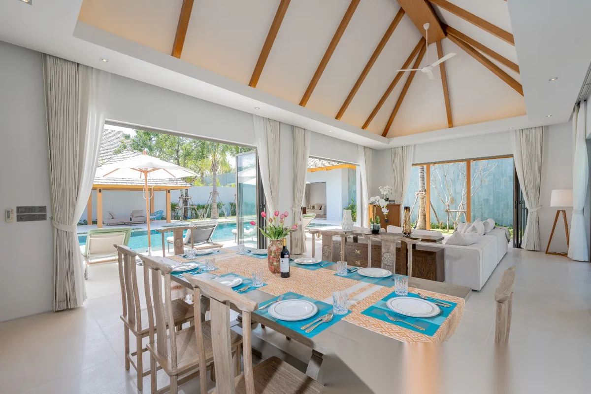 4 Bedroom Villa for rent at Anchan Tropicana complex · Thep Krasattri · Pool View — photo 11