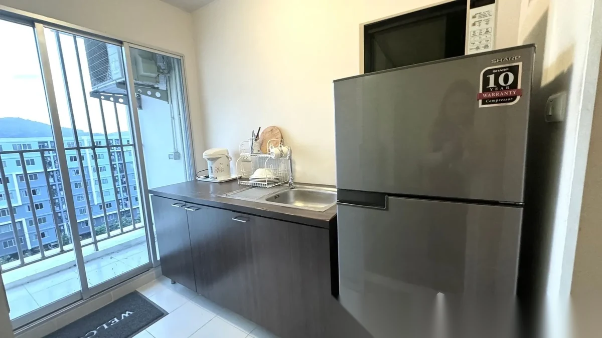 1 Bedroom Apartment for rent at D Condo Creek complex · Kathu · Pool View — photo 3