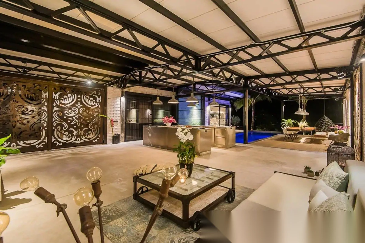 2 Bedroom Villa for rent at Wohnfabrik Phuket Loft Villa complex · Thep Krasattri · Pool View — photo 2