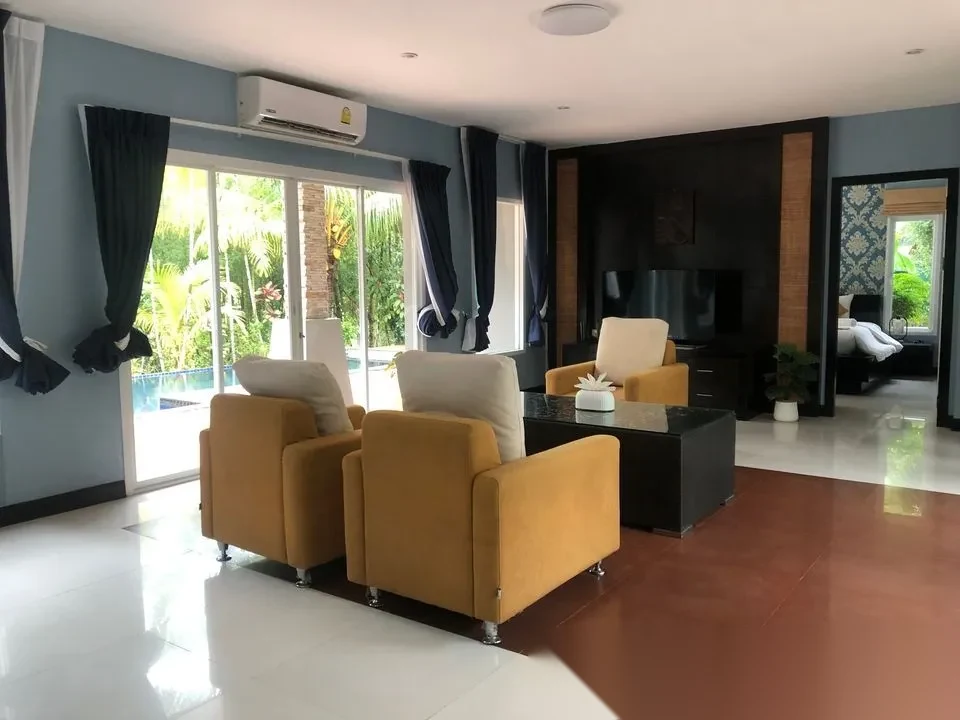 2 Bedroom Villa for rent at De Palm Pool Villa complex · Thep Krasattri · Lake View — photo 2