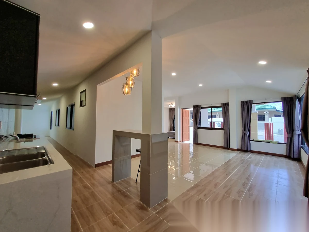 3 Bedroom Villa for rent at Baan Suan Neramit 5 complex · Si Sunthon · Pool View — photo 2