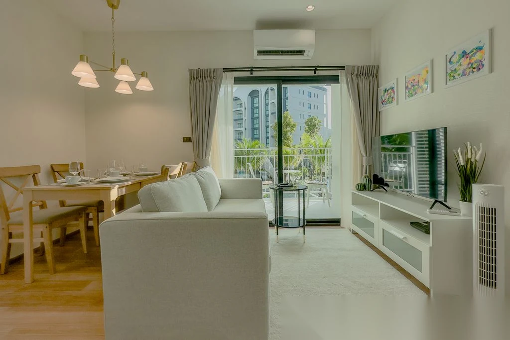 2 Bedroom Apartment for rent at The Title Halo 1 complex · Sakhu · Pool View — photo 2